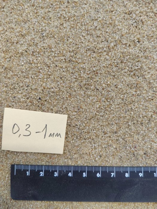 Кварцевый песок для площадок фр. 0,3 - 1 мм.  купить в Сочи фото 