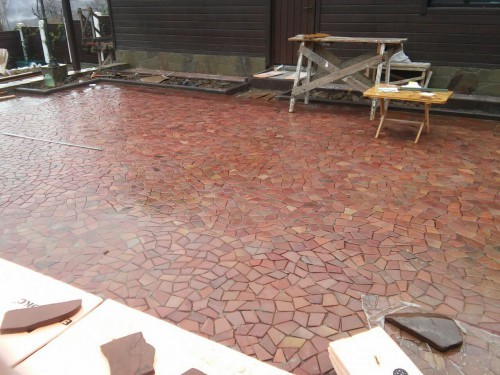  Песчаник брусчатка (Готика) art PSK-L-01  купить в Сочи    2600 руб/кв.м    фото 