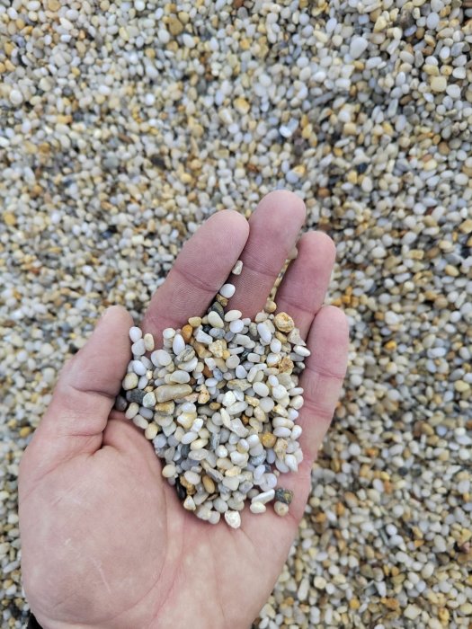 Галька крымская жемчужная фр. 3-5 мм.  купить с доставкой в Адлеру фото 