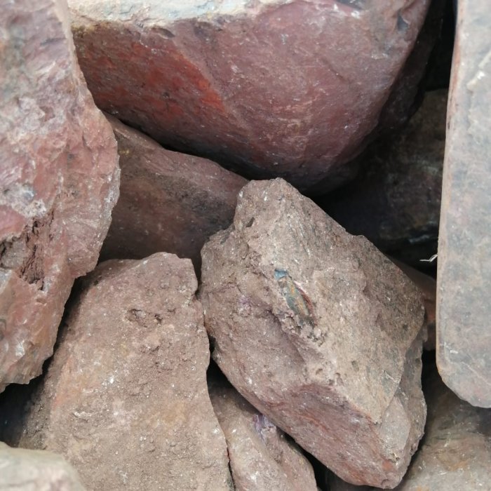 Яшма красная  (фр. 70-100 мм) фото заказать  Сочи