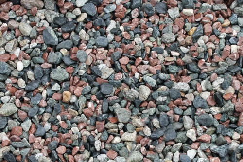 Микс разноцветной гальки  (щебень галтованный микс:: серый-зеленый-розовый) фр.10-20 мм.  купить  в Сочи мрамор серый, зеленый, розовый щебень окатанный округлый декоративный ландшафтный 14500 руб/т   фото 