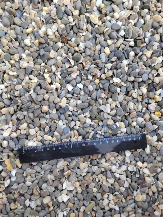 Галька крымская прибрежная фр. 5-10 мм.  купить с доставкой в Адлеру фото 