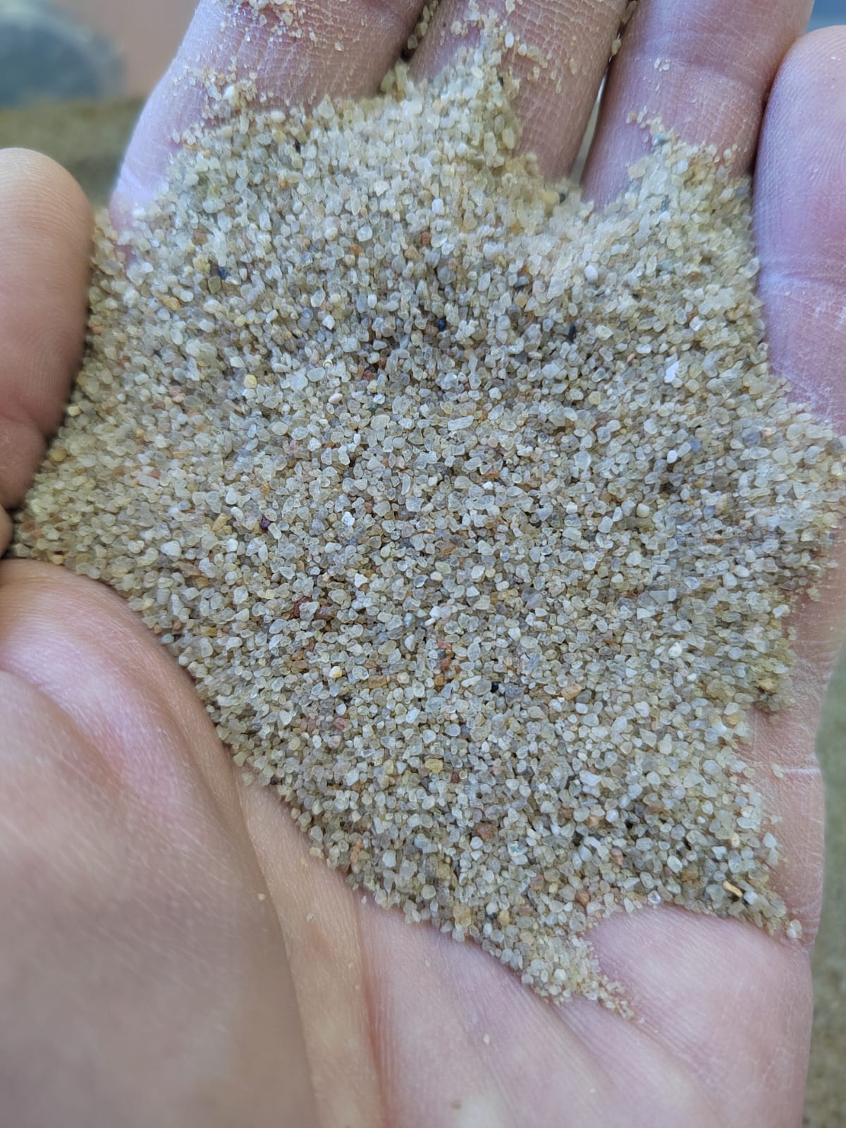 Кварцевый песок для площадок фр. 0,3 - 1 мм.  купить в Сочи фото 