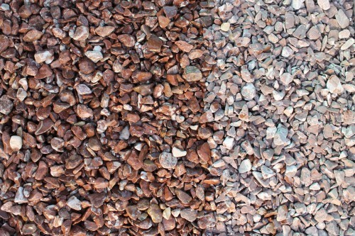  Розовая мраморная галька (щебень галтованный розовый) фр.10-20 мм.  купить  в Сочи мрамор розовый, красный ландшафтный декоративный окатанный округлый щебень 13500 руб/т   фото 